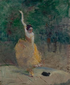 Spansk danser, 1883-1885.