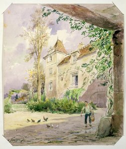 Huset til Armande Bejart (1642-1700) i Meudon, ca. 1906