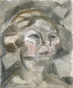 Studie for lederen av Overflod av Henri Victor Gabriel Le Fauconnier