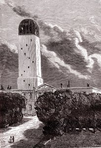Cambridge-observatoriet, "From the Earth to the Moon" av Jules Verne