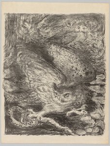 The Vintages!: Seven Owls and a Serpent, ca. 1900. av Henri de Groux