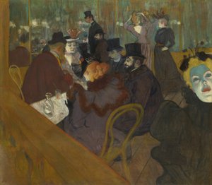 Ved Moulin Rouge av Henri de Toulouse Lautrec