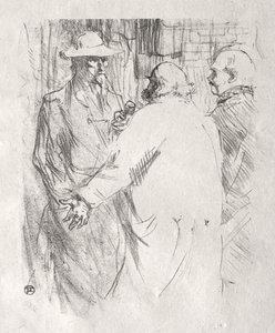 Ved foten av Sinai: Clemenceau til Busk av Henri de Toulouse-Lautrec