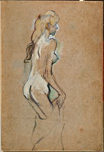 Nacktes Mädchen von Henri de Toulouse-Lautrec