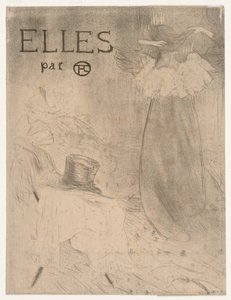 Mappe for Frontispice of Elles av Henri de Toulouse-Lautrec