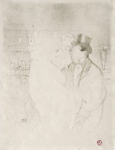 Ida Heath ved baren av Henri de Toulouse-Lautrec