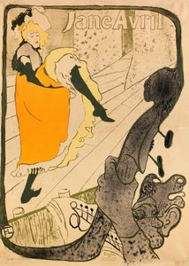 Jane Avril av Henri de Toulouse-Lautrec