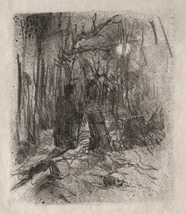 Busk kirkegård av Henri de Toulouse-Lautrec