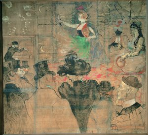 Der maurische Tanz oder die Almees: La Goulue auf der Foire du Trône von Henri de Toulouse-Lautrec