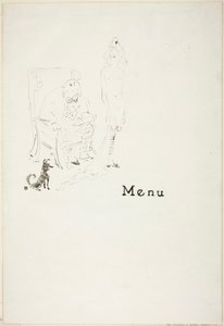 Den nakne lille jenta: Meny av Henri de Toulouse-Lautrec