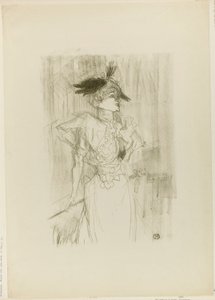 Mademoiselle Marcelle Lender, stående