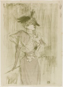 Mademoiselle Marcelle Lender, stående