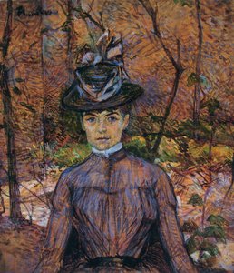 Portrett av Suzanne Valadon (Madame Suzanne Valadon, maler) av Henri de Toulouse-Lautrec