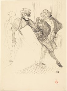 Rejane og Galipaux i «Madame Sans-Gêne» (Réjane og Galipaux i «Madame Sans-Gêne») av Henri de Toulouse-Lautrec