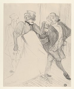 Réjane og Galipaux i Madame Sans-Gêne