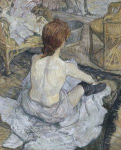 Rødhåret, også kjent som Toalettet av Henri de Toulouse-Lautrec