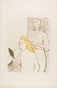 Frisøren, Program for Théâtre Libre av Henri de Toulouse-Lautrec