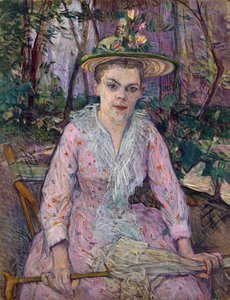 Kvinne med paraply av Henri de Toulouse Lautrec