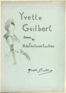 Yvette Guilbert på Scenen, fra Yvette Guilbert av Henri de Toulouse-Lautrec