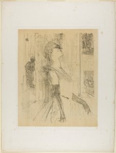 Yvette Guilbert på Scenen, fra Yvette Guilbert av Henri de Toulouse-Lautrec