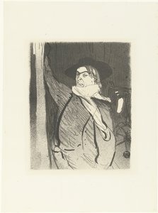 Portrett av sanger og komiker Aristide Bruant Le kafékonsert (serietittel)