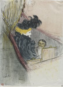 A Princely Idyl, Clara Ward, 1897 av Henri de Toulouse Lautrec