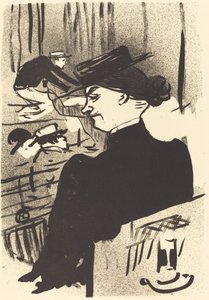 Eine Zuschauerin, 1893 von Henri de Toulouse Lautrec