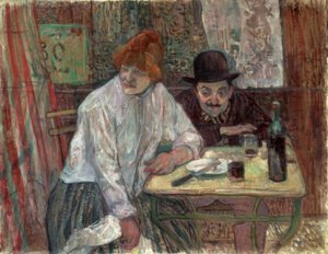 A la Mie av Henri de Toulouse Lautrec