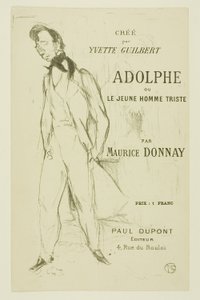 Adolphe—Der traurige junge Mann von Henri de Toulouse-Lautrec