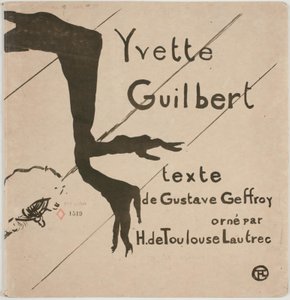 Albumforside: Yvette Guilbert av Henri de Toulouse-Lautrec