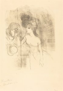 Anna Held und Baldy, 1896 von Henri de Toulouse Lautrec