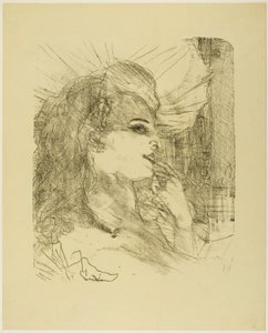 Anna Held, fra Treize Lithographys av Henri de Toulouse-Lautrec
