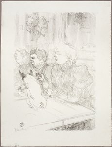 På La Souris, Madame Palmyre av Henri de Toulouse-Lautrec