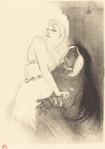 An der Renaissance: Sarah Bernhardt in Phèdre von Henri de Toulouse Lautrec