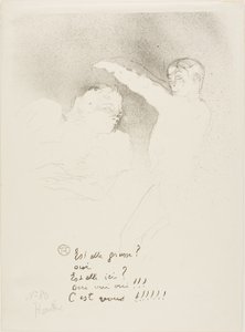 På variantene: Mademoiselle Lender og Brasseur av Henri de Toulouse-Lautrec