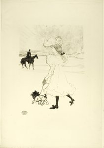 I skogen av Henri de Toulouse Lautrec