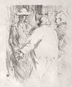 Am Fuße des Sinai: Clemenceau in Busk, 1898 von Henri de Toulouse Lautrec
