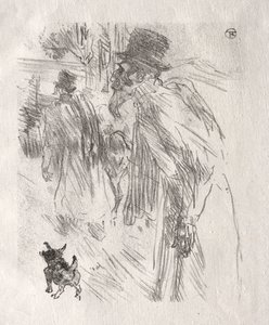 Ved foten av Sinai: De polske jødene, Carlsbad, 1898. av Henri de Toulouse Lautrec