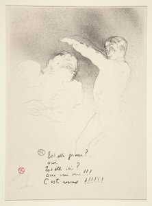 På variantene: Miss Lender og Brasseur av Henri de Toulouse-Lautrec