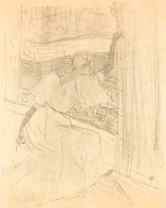 Å bøye seg for publikum (Saluant le public) av Henri de Toulouse Lautrec