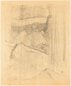 Å bøye seg for publikum (Saluant le public) av Henri de Toulouse Lautrec