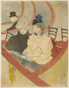 Loge im Grand Tier, 1897 von Henri de Toulouse Lautrec