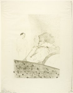 Brandès i boksen hennes av Henri de Toulouse Lautrec