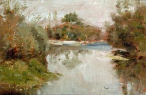 Céleyran. Am Flussufer