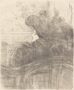 Cleo de Merode av Henri de Toulouse-Lautrec