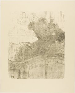 Cléo de Mérode, aus Treize Lithographies von Henri de Toulouse-Lautrec