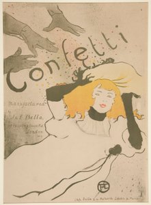 Konfetti av Henri de Toulouse Lautrec