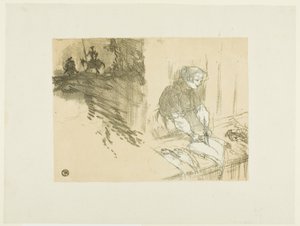 Omslag til Les Courtes Joys av Henri de Toulouse Lautrec