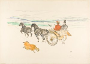 Doppelgeschirr von Henri de Toulouse-Lautrec
