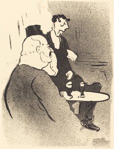 Ducarre hos ambassadørene av Henri de Toulouse Lautrec